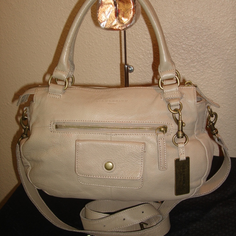 Liebeskind Berlin Grey Leather Satchel S/Bag MINT!